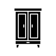 Cupboard,Wardrobe Icon Design Vector Template Illustration