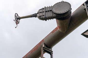 Fototapeta premium Teil einer alten Industrieanlage