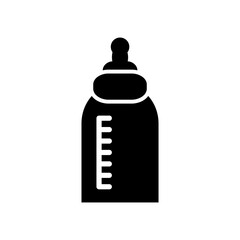 Feeding Bottle Icon Outline And Glyph Design Vector Template Illustration