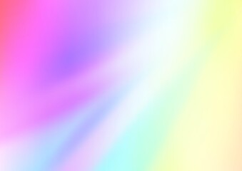 Light Multicolor, Rainbow vector abstract template. Creative illustration in halftone style with gradient. The template for backgrounds of cell phones.