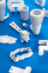 3d Print objects printed with white eco friendly filament