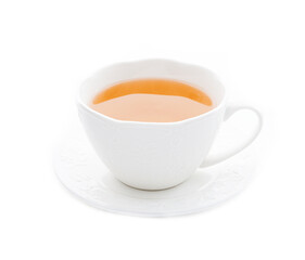 Hot tea Cup isolated on a white background