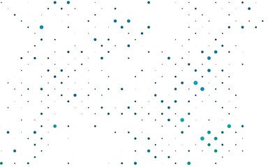 Light BLUE vector texture with disks. Illustration with set of shining colorful abstract circles. Pattern of water, rain drops.