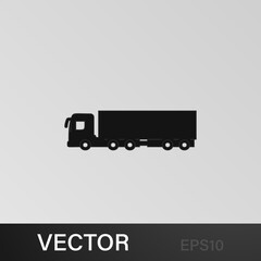 cargo with a trailer icon. Element of car type icon. Premium quality graphic design icon. Signs and symbols collection icon for websites, web design, mobile app