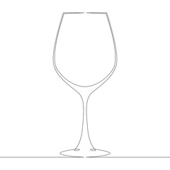 glass bowl goblet for alcoholic drinks and wine