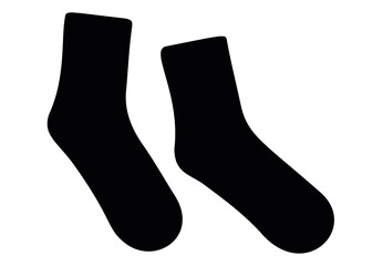 Women's socks. Vector image.