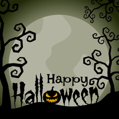Happy Halloween background design