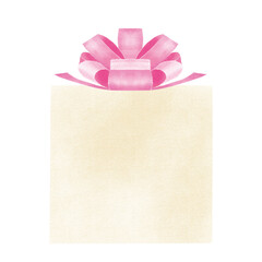 	ギフトボックスにみたてたフレームイラスト