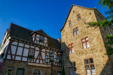 Fototapeta na wymiar Historisches Fachwerkhaus in Bad Münstereifel