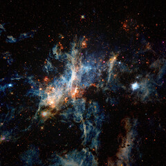 Endless universe. Elements of this image furnished by NASA