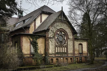 Fotobehang Oud Ziekenhuis Beelitz Verlaten oud ziekenhuis Beelitz