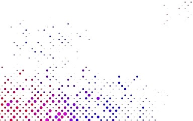 Light Multicolor, Rainbow vector pattern with spheres. Glitter abstract illustration with blurred drops of rain. Pattern for beautiful websites.