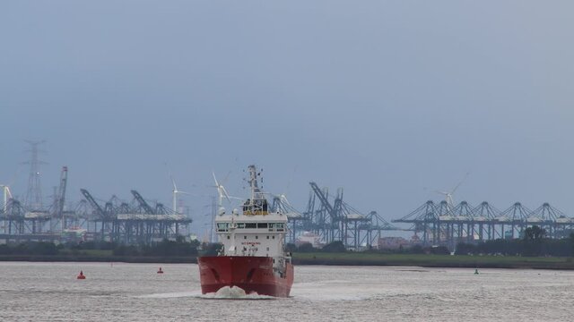 Harbor of Antwerp