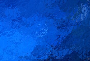 Light BLUE vector background with abstract shapes.