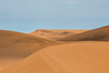 Fototapeta na wymiar Namib desert sand dunes landscape