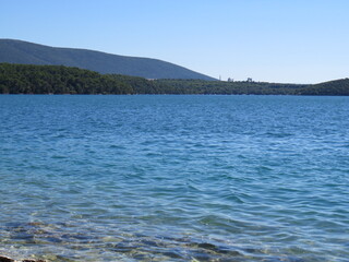 Meer, Küste, Strand an der Adria, Istrien, Kroatien