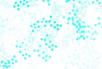 Light Green vector texture with artificial intelligence concept.