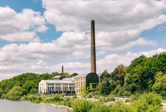 Hydroelectric power station Horster Mühle in Essen, NRW, Germany
