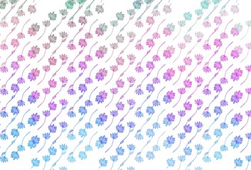 Light Multicolor, Rainbow vector doodle texture.