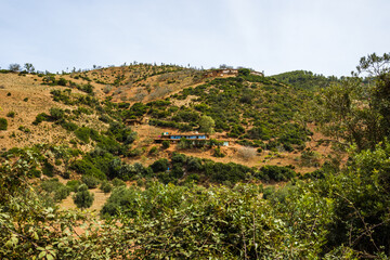 Fototapeta na wymiar Beautiful views in the village of Tamraabet
