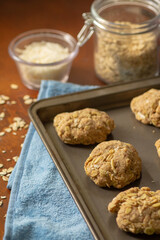galletas de avena y coco 