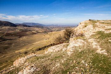 Acinipo, Spain. Ruins of the ancient Roman city of Acinipo, near Ronda,
