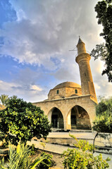 Fototapeta na wymiar Hala Sultan Tekke or the Mosque of Umm Haram, Larnaka, Cyprus,