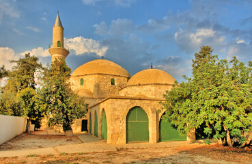 Hala Sultan Tekke or the Mosque of Umm Haram, Larnaka, Cyprus,