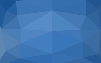 Light BLUE vector polygonal pattern. A completely new color illustration in a vague style. Brand new design for your business.