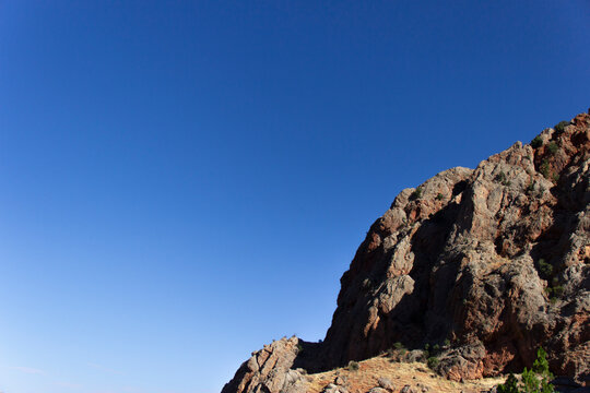 Beautiful landscape of Armenia, view of the mountains and gorge at Noravank Monastery