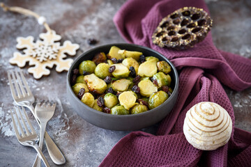 Grilled brussels sprouts