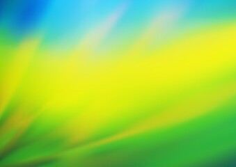 Dark Blue, Yellow vector glossy bokeh pattern. Modern geometrical abstract illustration with gradient. The blurred design can be used for your web site.