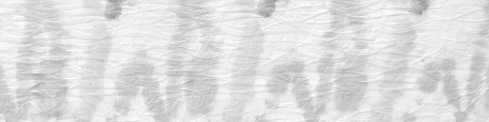 Fototapeta premium Light Gray Ikad Pattern. Tie Dye Shibori. Paint 