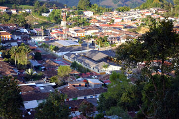 Fototapeta na wymiar Colombia - Salento at Sunrise