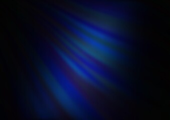 Dark BLUE vector background with bent lines. An elegant bright illustration with gradient. A completely new marble design for your business.