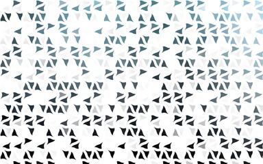 Light BLUE vector pattern in polygonal style. Triangles on abstract background with colorful gradient. Smart design for your business advert.