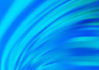 Light BLUE vector template with lines, ovals. Creative illustration in halftone marble style with gradient. Textured wave pattern for backgrounds.