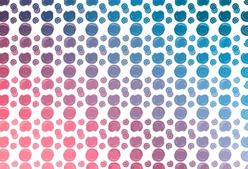 Light Blue, Red vector backdrop with bent lines.