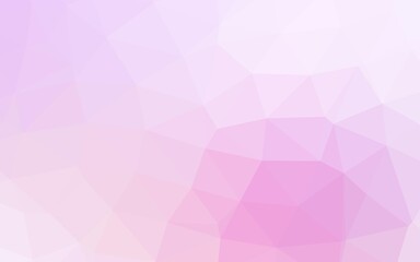 Light Pink, Blue vector low poly texture. Shining colored illustration in a Brand new style. Completely new design for your business.