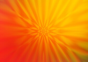 Light Yellow, Orange vector abstract bokeh pattern. Colorful illustration in abstract style with gradient. Brand new design for your business.