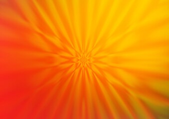 Light Yellow, Orange vector abstract bokeh pattern. Colorful illustration in abstract style with gradient. Brand new design for your business.