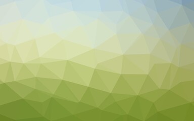 Fototapeta premium Light Blue, Green vector blurry triangle texture. Shining colored illustration in a Brand new style. Elegant pattern for a brand book.