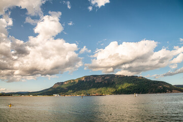 Cowichan Bay, Vancouver Island on a sunny day
