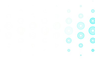 Light Green vector pattern with spheres.