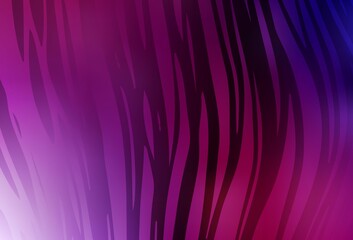 Obraz premium Dark Purple, Pink vector blurred bright template.