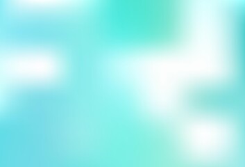 Light Green vector blurred bright pattern.