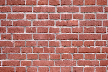 Abstract background of an old red brick wall