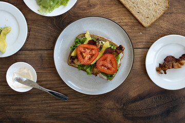 Bacon, Lettuce and Tomato Sandwich
