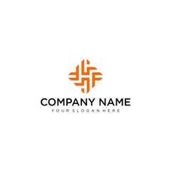 Fototapeta premium Letter H logo icon design template elements