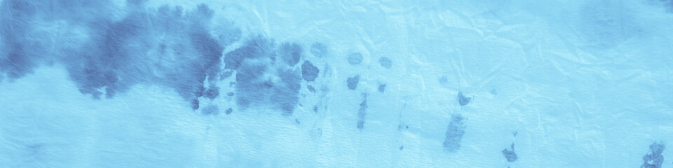 Fototapeta na wymiar Batik Texture. White Watercolour Blots. Ink Hand 